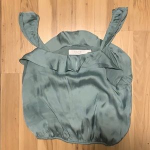 Cropped top ASTR green